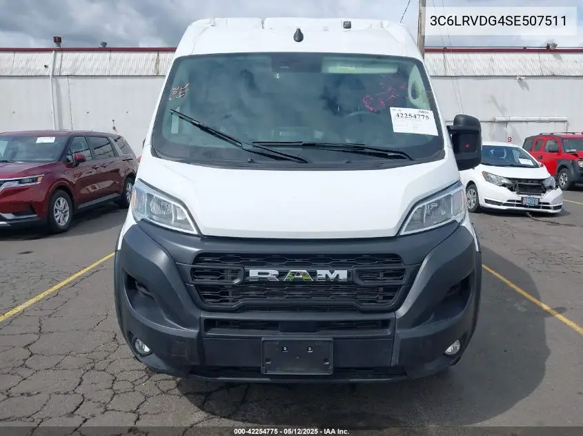 2025 Ram Promaster 2500 Tradesman High Roof 159 Wb W/Pass Seat VIN: 3C6LRVDG4SE507511 Lot: 42254775