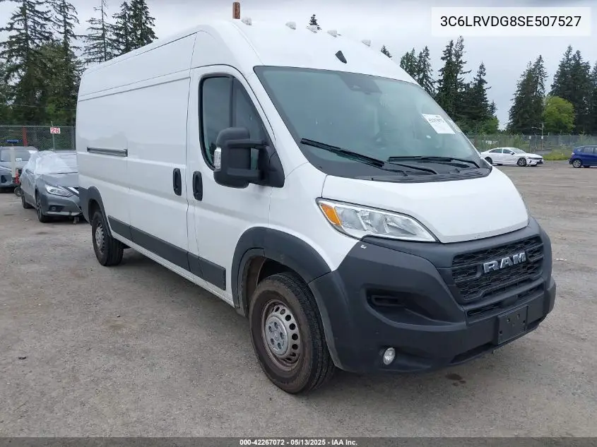 2025 Ram Promaster 2500 Tradesman High Roof 159 Wb W/Pass Seat VIN: 3C6LRVDG8SE507527 Lot: 42267072