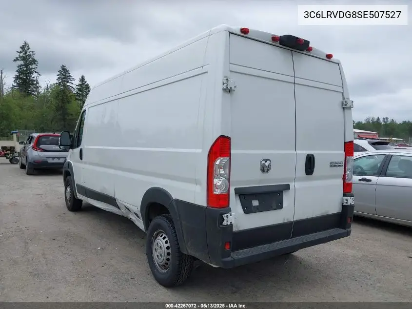 2025 Ram Promaster 2500 Tradesman High Roof 159 Wb W/Pass Seat VIN: 3C6LRVDG8SE507527 Lot: 42267072