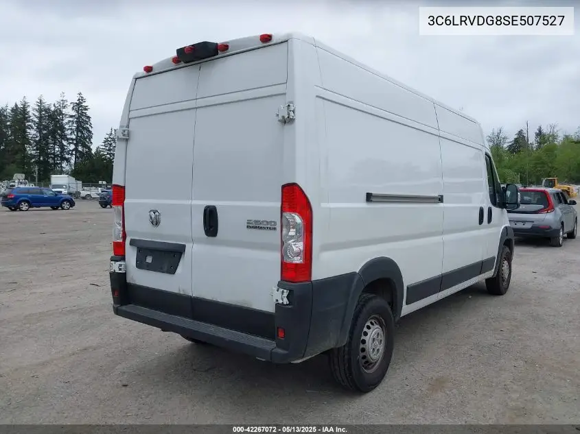 2025 Ram Promaster 2500 Tradesman High Roof 159 Wb W/Pass Seat VIN: 3C6LRVDG8SE507527 Lot: 42267072