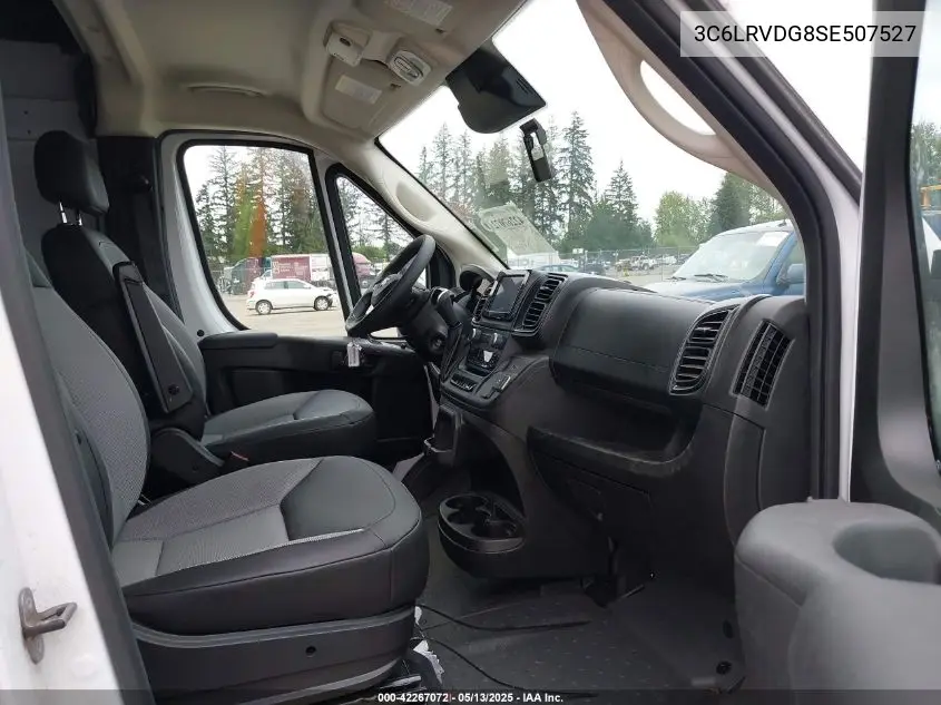 2025 Ram Promaster 2500 Tradesman High Roof 159 Wb W/Pass Seat VIN: 3C6LRVDG8SE507527 Lot: 42267072