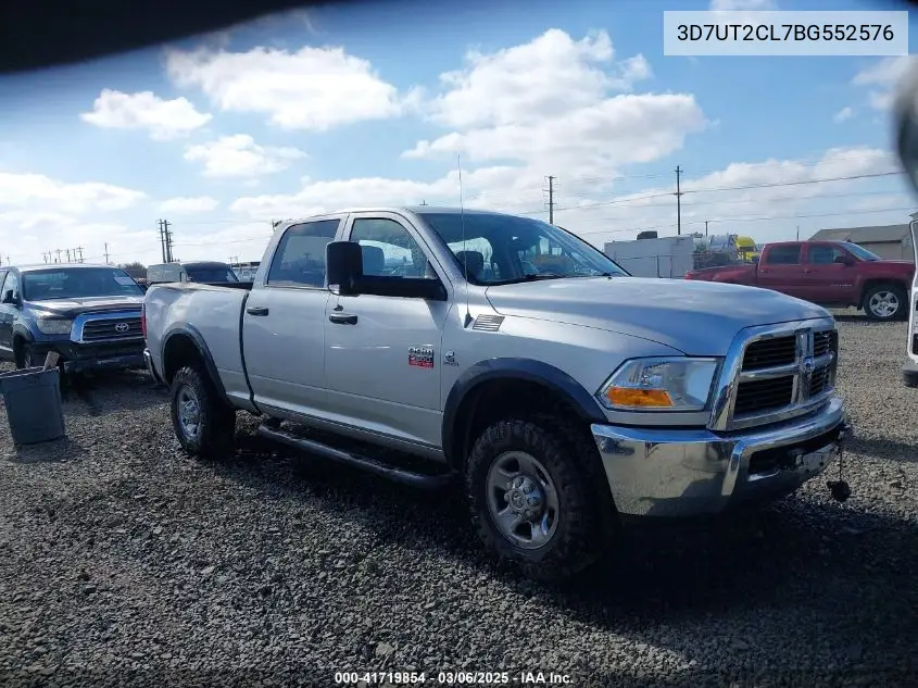 2011 Ram Ram 2500 St VIN: 3D7UT2CL7BG552576 Lot: 41719854