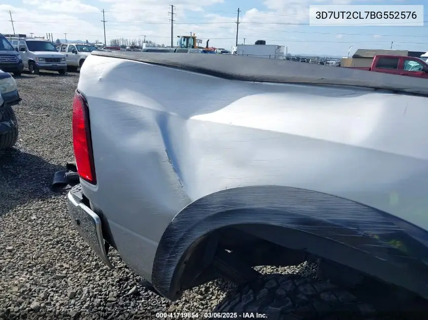 2011 Ram Ram 2500 St VIN: 3D7UT2CL7BG552576 Lot: 41719854
