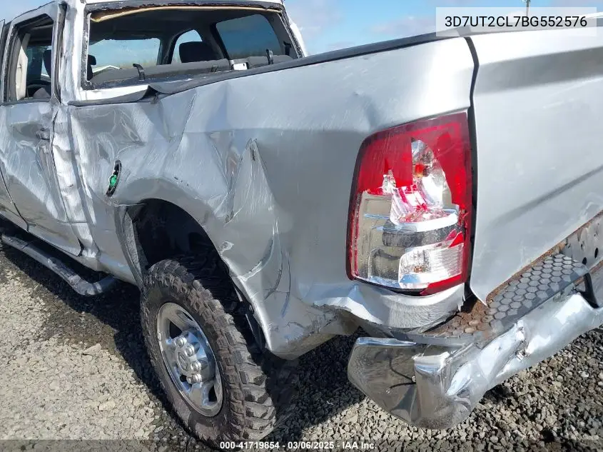 2011 Ram Ram 2500 St VIN: 3D7UT2CL7BG552576 Lot: 41719854