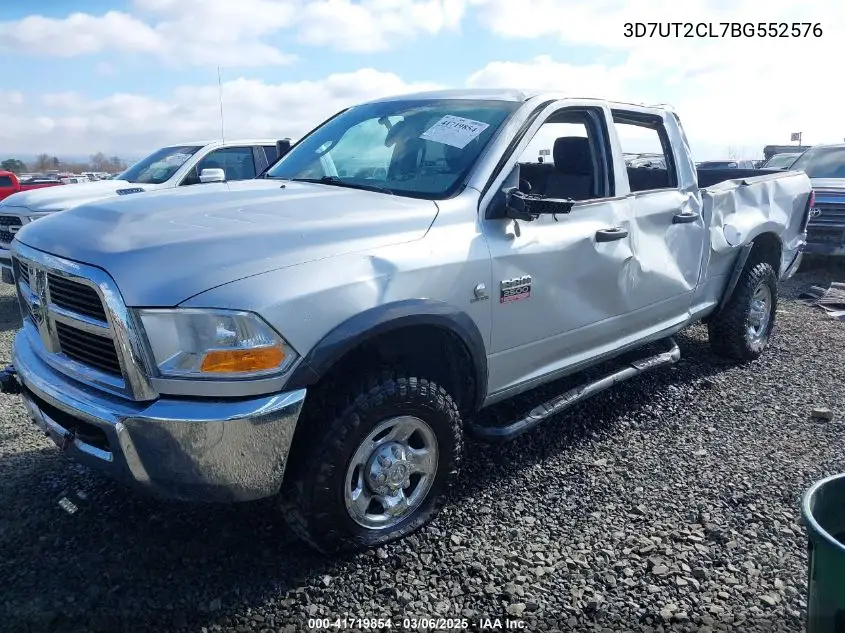 2011 Ram Ram 2500 St VIN: 3D7UT2CL7BG552576 Lot: 41719854