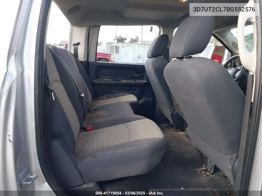 2011 Ram Ram 2500 St VIN: 3D7UT2CL7BG552576 Lot: 41719854