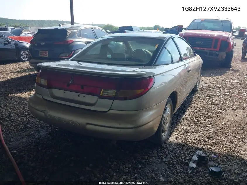 1997 Saturn Sc Sc2 VIN: 1G8ZH127XVZ333643 Lot: 42463504