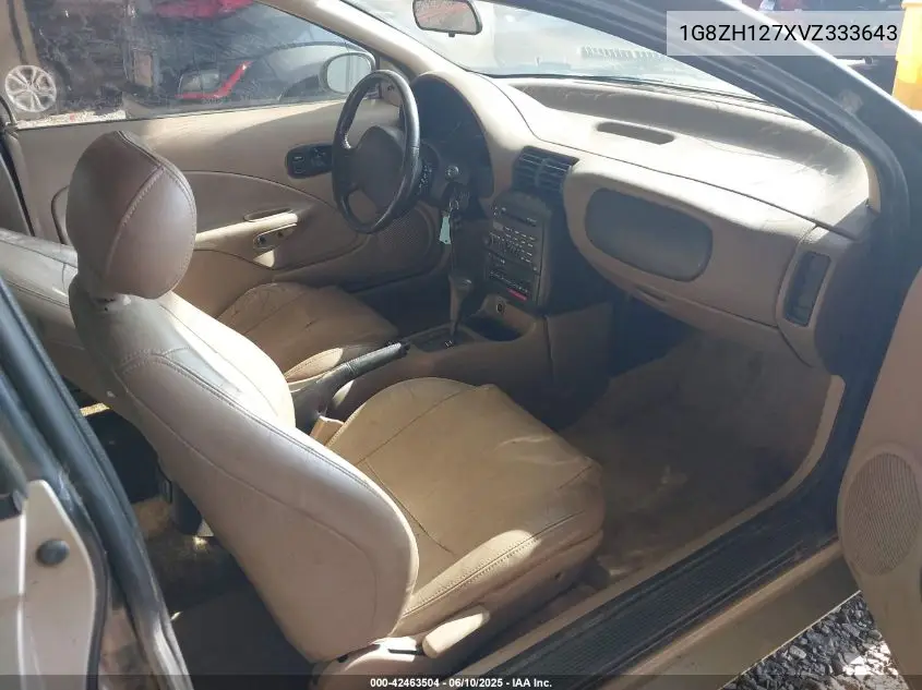 1997 Saturn Sc Sc2 VIN: 1G8ZH127XVZ333643 Lot: 42463504