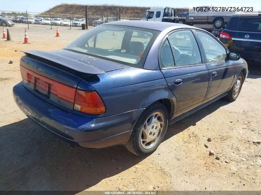 1997 Saturn Sl Sl2 VIN: 1G8ZK5278VZ364723 Lot: 42529933