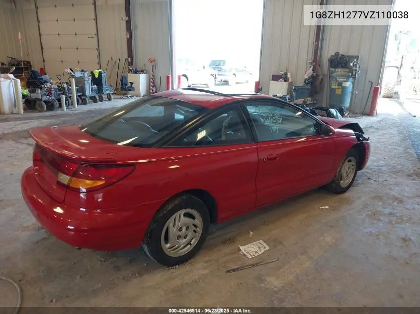1997 Saturn Sc Sc2 VIN: 1G8ZH1277VZ110038 Lot: 42546514