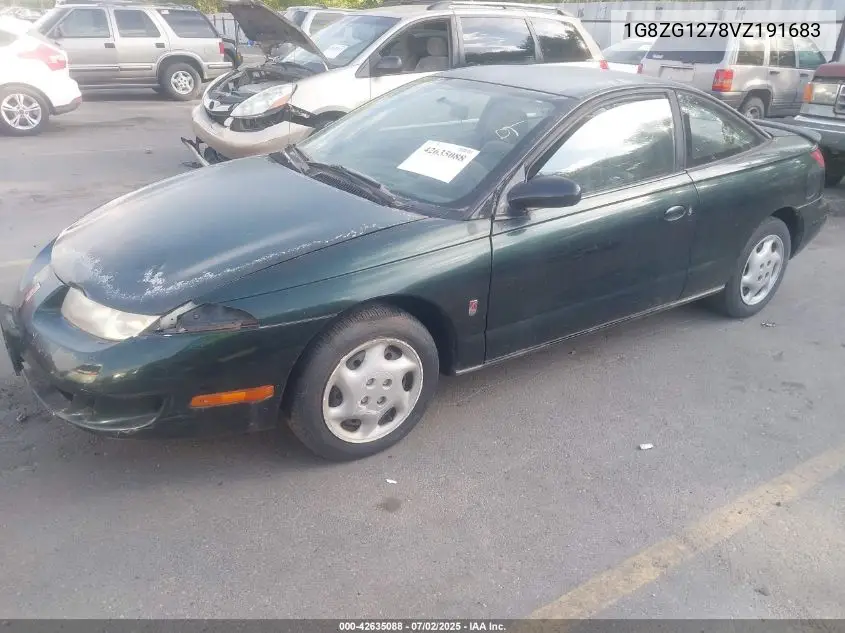 1997 Saturn Sc Sc2 VIN: 1G8ZG1278VZ191683 Lot: 42635088