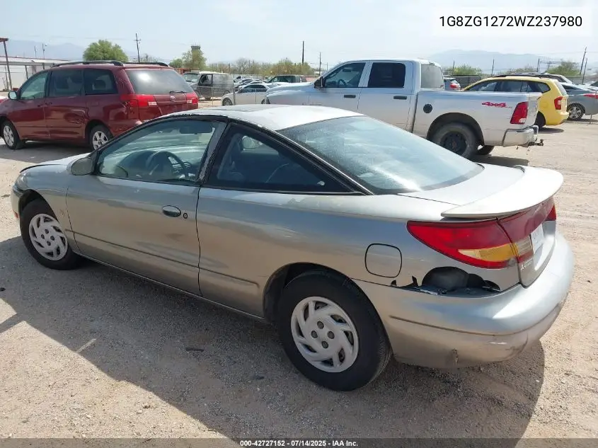 1998 Saturn Sc2 VIN: 1G8ZG1272WZ237980 Lot: 42727152