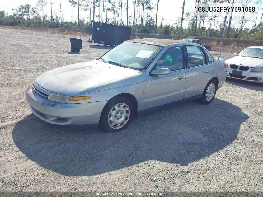 2000 Saturn Ls1 VIN: 1G8JU52F9YY691088 Lot: 41525324