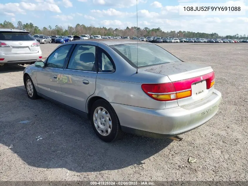 2000 Saturn Ls1 VIN: 1G8JU52F9YY691088 Lot: 41525324