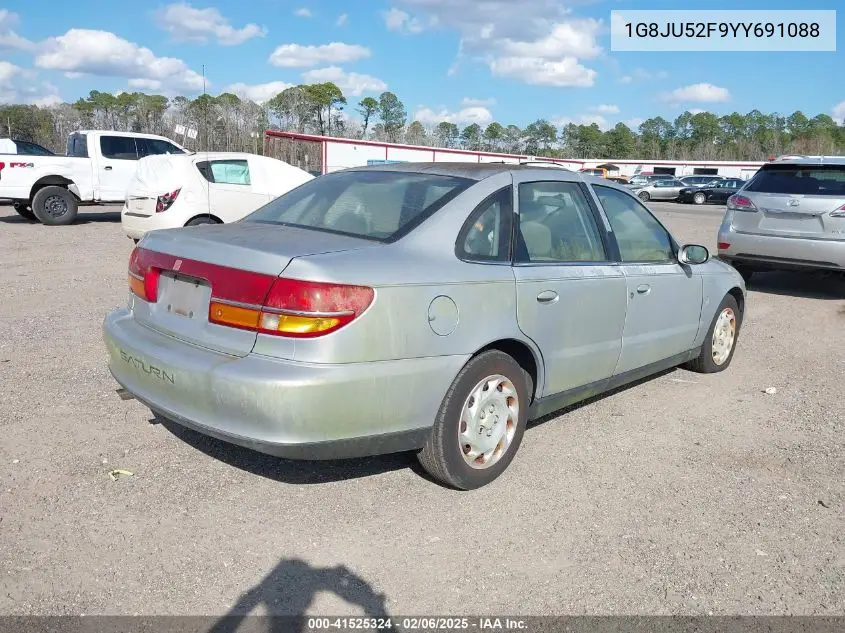 2000 Saturn Ls1 VIN: 1G8JU52F9YY691088 Lot: 41525324