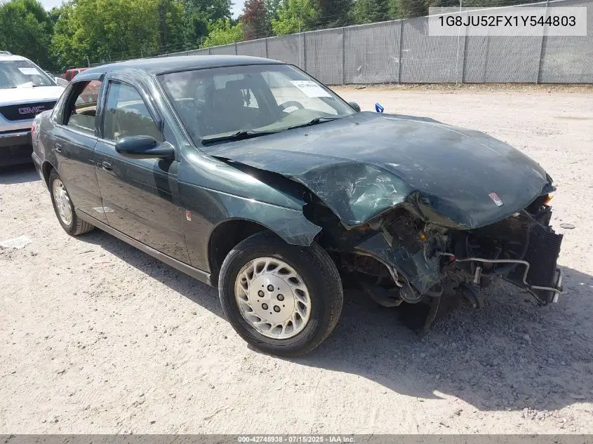 2001 Saturn L200 VIN: 1G8JU52FX1Y544803 Lot: 42745938