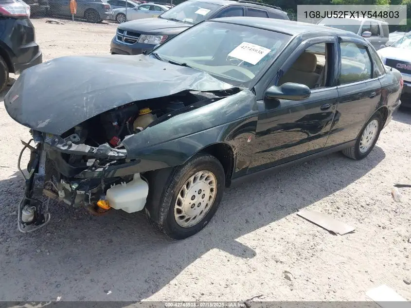 2001 Saturn L200 VIN: 1G8JU52FX1Y544803 Lot: 42745938