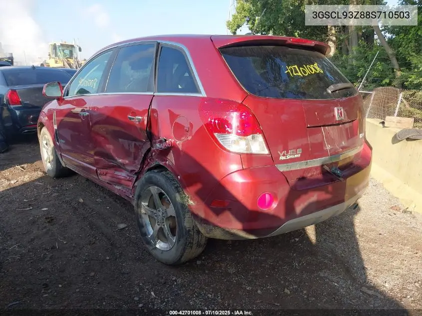 2008 Saturn Vue Green Line 4-Cyl Base VIN: 3GSCL93Z88S710503 Lot: 42701008