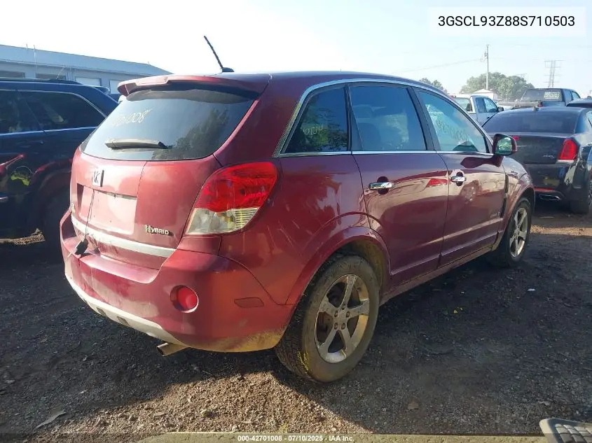 2008 Saturn Vue Green Line 4-Cyl Base VIN: 3GSCL93Z88S710503 Lot: 42701008