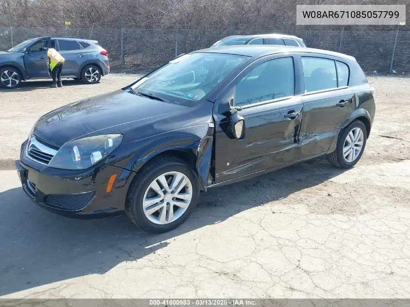2008 Saturn Astra Xe VIN: W08AR671085057799 Lot: 41800983