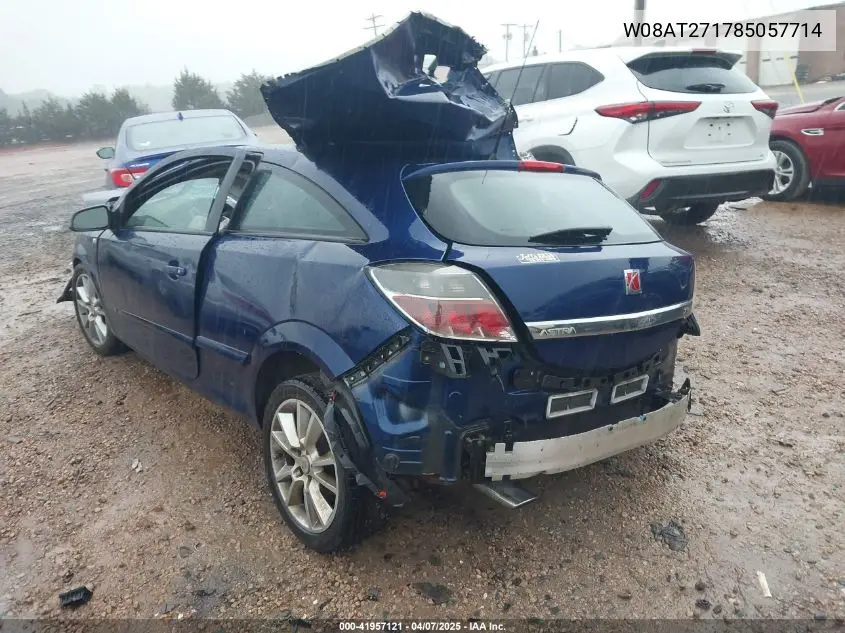 2008 Saturn Astra Xr VIN: W08AT271785057714 Lot: 41957121