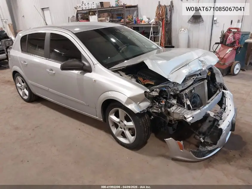 2008 Saturn Astra Xr VIN: W08AT671085067041 Lot: 41992206
