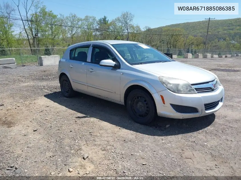 2008 Saturn Astra Xe VIN: W08AR671885086385 Lot: 42156723