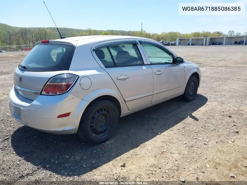 2008 Saturn Astra Xe VIN: W08AR671885086385 Lot: 42156723