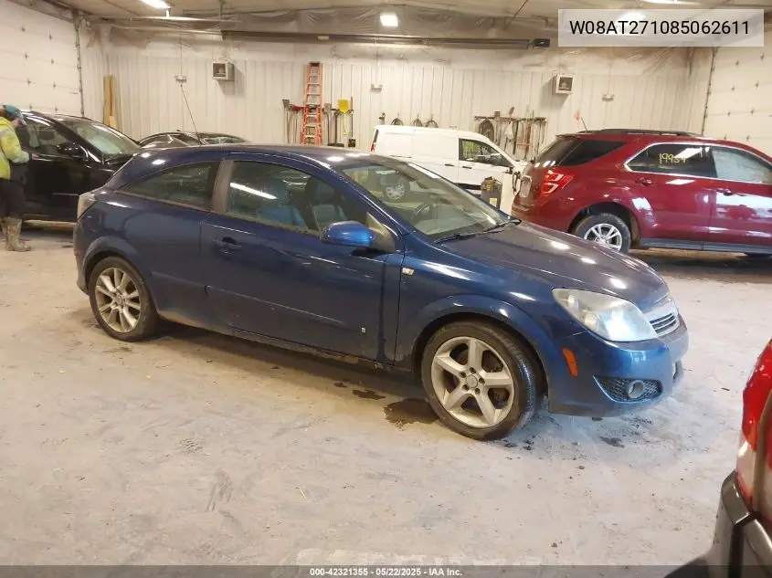 2008 Saturn Astra Xr VIN: W08AT271085062611 Lot: 42321355