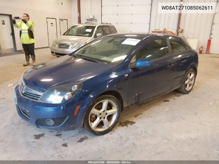 2008 Saturn Astra Xr VIN: W08AT271085062611 Lot: 42321355