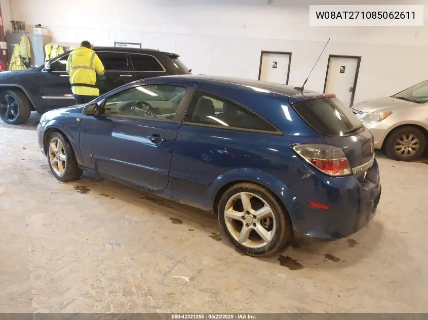 2008 Saturn Astra Xr VIN: W08AT271085062611 Lot: 42321355