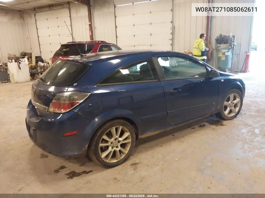 2008 Saturn Astra Xr VIN: W08AT271085062611 Lot: 42321355