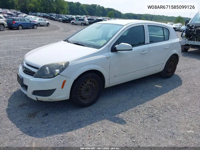 2008 Saturn Astra Xe VIN: W08AR671585099126 Lot: 42481697