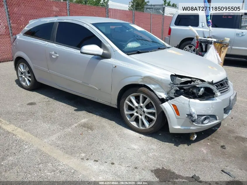 2008 Saturn Astra Xr VIN: W08AT271185095505 Lot: 42574944