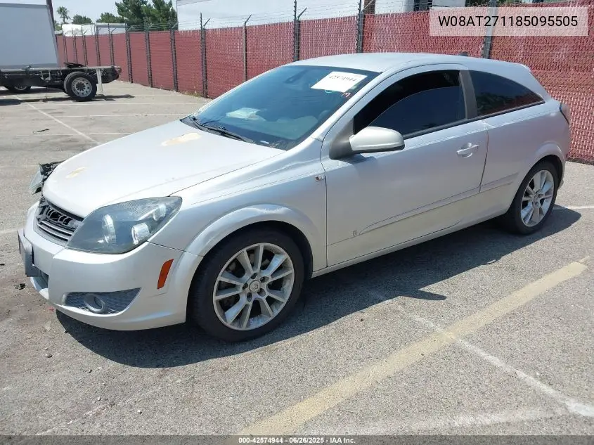 2008 Saturn Astra Xr VIN: W08AT271185095505 Lot: 42574944