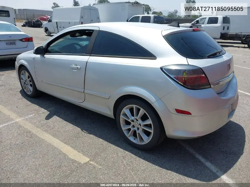 2008 Saturn Astra Xr VIN: W08AT271185095505 Lot: 42574944