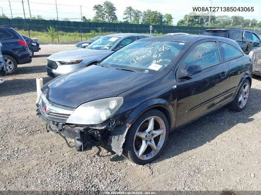 2008 Saturn Astra Xr VIN: W08AT271385043065 Lot: 42629855