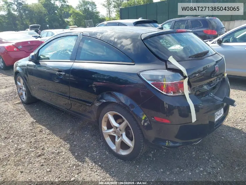 2008 Saturn Astra Xr VIN: W08AT271385043065 Lot: 42629855