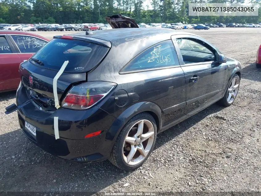2008 Saturn Astra Xr VIN: W08AT271385043065 Lot: 42629855