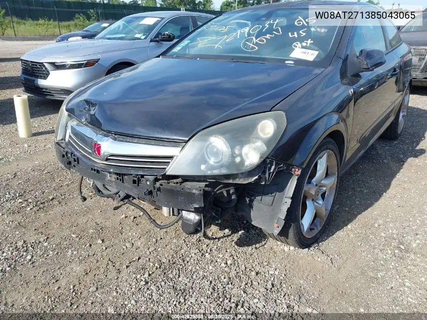 2008 Saturn Astra Xr VIN: W08AT271385043065 Lot: 42629855