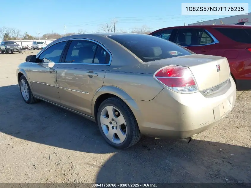 2007 Saturn Aura Xe VIN: 1G8ZS57N37F176235 Lot: 41758768