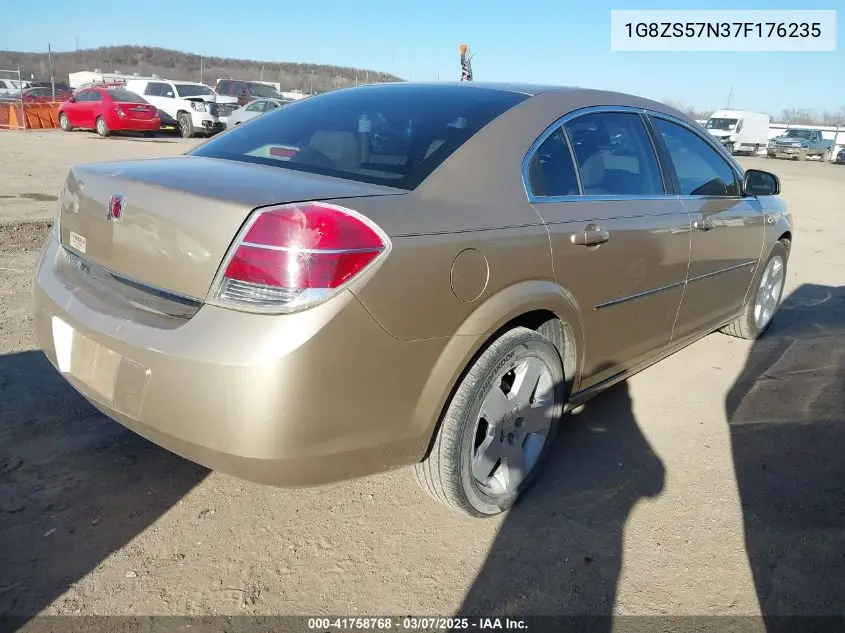 2007 Saturn Aura Xe VIN: 1G8ZS57N37F176235 Lot: 41758768