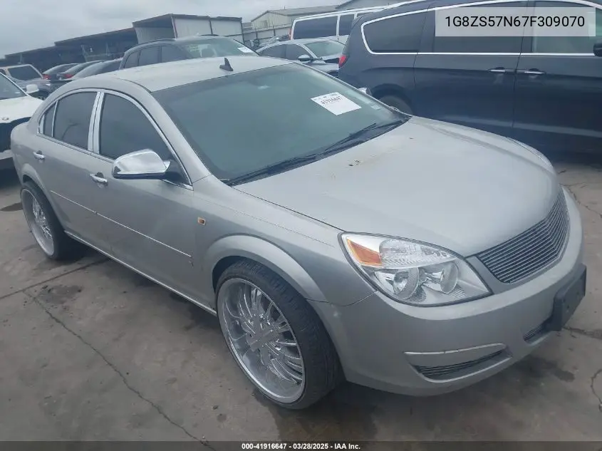 2007 Saturn Aura Xe VIN: 1G8ZS57N67F309070 Lot: 41916647