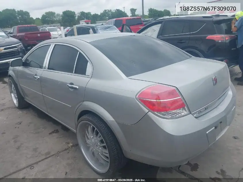 2007 Saturn Aura Xe VIN: 1G8ZS57N67F309070 Lot: 41916647