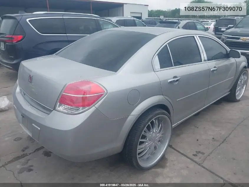2007 Saturn Aura Xe VIN: 1G8ZS57N67F309070 Lot: 41916647