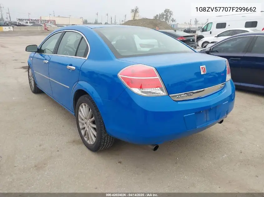 2007 Saturn Aura Xr VIN: 1G8ZV57707F299662 Lot: 42024026