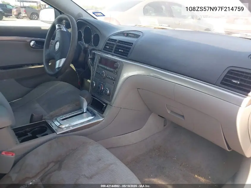 2007 Saturn Aura Xe VIN: 1G8ZS57N97F214759 Lot: 42144562