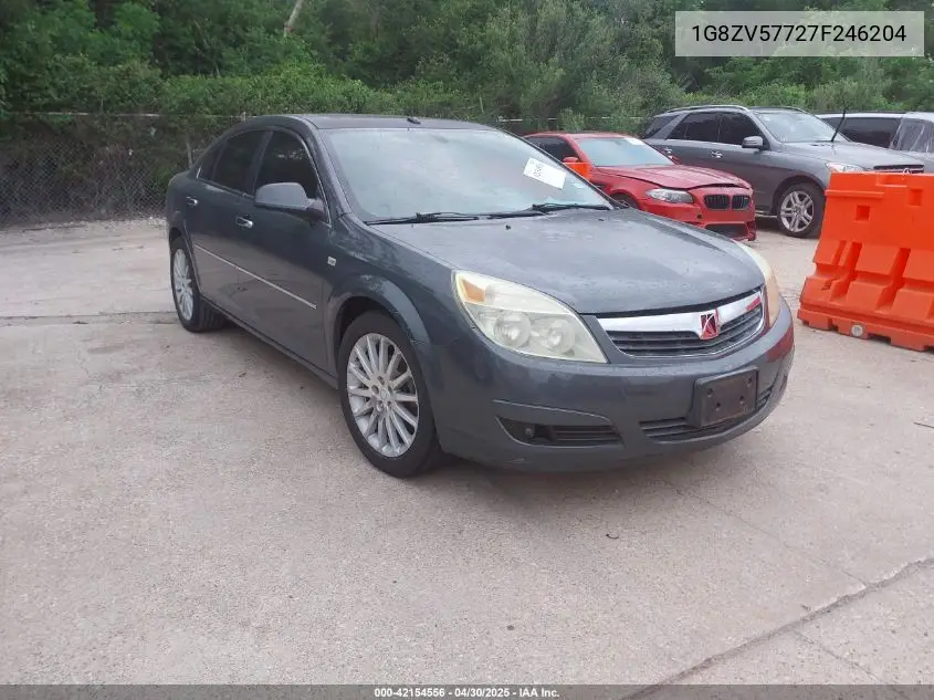 2007 Saturn Aura Xr VIN: 1G8ZV57727F246204 Lot: 42154556