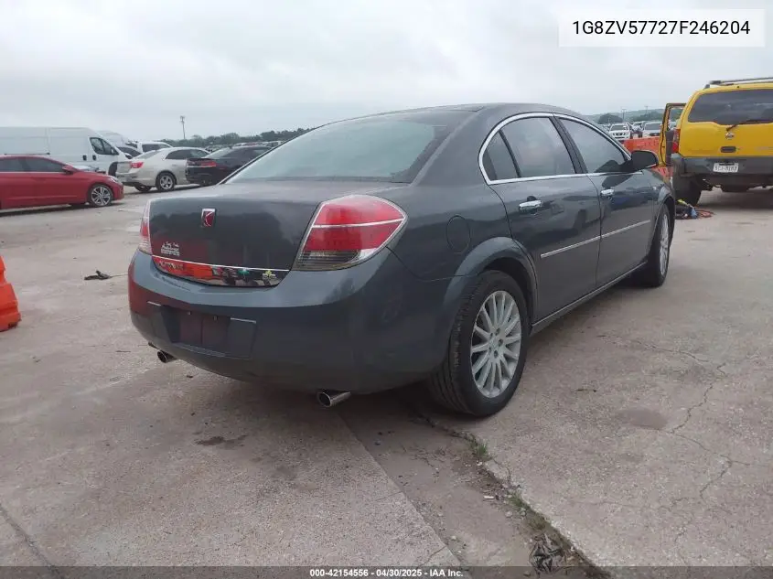 2007 Saturn Aura Xr VIN: 1G8ZV57727F246204 Lot: 42154556