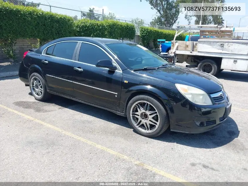 2007 Saturn Aura Xr VIN: 1G8ZV57737F135693 Lot: 42205459